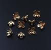 Estilo Antiguo Cobre Fundido 8mm Pequeño Colgante Estambre de Flor DIY Material Accesorio Horquilla Cápsula de Loto Estilo Nacional Encanto Antiguo Nueva Estética China