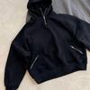 Sudadera con capucha y cremallera holgada de moda europea y americana 2024, abrigo combinable para otoño e invierno, sudadera para hombre y mujer