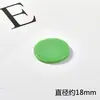 Hoja Acrílica Colorida Redonda Coreana Fruta Material para Accesorios de Pasador de Pelo Joyería Pendientes Pendientes Hechos a Mano DIY
