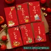 2027 Envelopes Vermelhos de Ano Novo Ano do Bode Desenho Animado Criativo Pacote Vermelho Festival da Primavera High-End Carimbado a Ouro Envelope de Dinheiro da Sorte