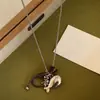Nova Corrente de Suéter Longa com Pingente de Gota d'Água Toque de Luxo Leve Nicho Estilo Longo Pendurada no Pescoço Acessórios de Colar da Moda Versáteis Venda por Atacado
