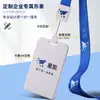 Cordão para Crachá de Trabalho Capa Protetora Plástica para Trabalho Porta-Cartão de Refeição de Alta Qualidade para Empresas Fivela Telescópica de Puxar Fácil Personalização de Crachá de Trabalho de Funcionário