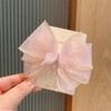 Nuevo accesorio para el cabello de estilo coreano con lazo de malla y hada para niñas. Horquilla para el cabello con mariposas, tocado para mujeres.