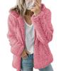 2021 Amazon wish comercio exterior transfronterizo europeo y americano nuevo abrigo de lana con capucha para mujer abrigo para mujer