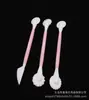 3 Piezas grupo de tallado de fondant cuchillo de tallar flor de azúcar bolígrafo de plástico encaje para pastel cuchillo rodillo herramienta de decoración para hornear
