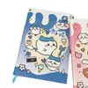 Lindo Cuaderno Cremoso Jiikawa Tapa Dura A5 Rayado Alta Calidad Estudiante Simple Diario de Notas para el Salón de Clases