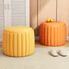 Banqueta pequena para uso doméstico, banqueta baixa, banqueta de abóbora, banco pequeno simples, banqueta para trocar de sapato na sala, pufe, banqueta para mesa de centro de sofá, banqueta para apoiar os pés