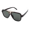 Tendencia transfronteriza 2023 Nuevas gafas de sol de lente negra recubierta Gafas de sol de moda tipo rana gafas de sol