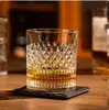 Vaso de Whisky para Uso Doméstico Vaso de Licor Occidental Lujo Ligero Caja de Regalo de Gama Alta Sensación de Alta Gama Vidrio de Cristal Copa de Vino