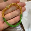 Novo Pulseira Enrolada de Cabacinha Popular Chinoiserie Antiga, Alto Padrão, Exquisite, Leve e Luxuosa, Versátil, Retrô, Moda e Elegante Joia de Mão