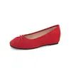 Zapatos planos de piel de oveja suave para mujer con 4 cm de aumento interno de altura, corte bajo, adecuados para faldas, con un lazo estilo Chanel, slip-on