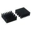 Disipador de calor electrónico negro de aleación de aluminio 14*14 * 6MM perfil de aluminio radiador de placa base de alta potencia slot-breaking