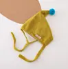 Gorro para Bebé, Gorro de Lana de Invierno, Lindo Estilo Coreano para Bebés y Niños Pequeños, Gorro de Punto Engrosado Cálido con Protección para las Orejas, Gorro a Prueba de Viento para Exteriores