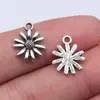 15x 12mm 0.8g Multicolor Más Vendido Vintage Aleación de Zinc Accesorios Flores y Árboles Flores Crisantemo Pequeño Colgante