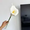 Amazon Lirio de Calas Flor Artificial Grande PU Lirio de Calas Flor Falsa para Boda y Decoración del Hogar Flor Artificial de Lirio de Calas