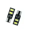 Luz de posición lateral W5W T10 5630 4SMD de doble cara para coche, luz indicadora de ancho T10 tipo bombilla, 12V 24V, directo de fábrica