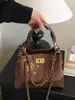 Bolsa Fosca Retrô Outono e Inverno Feminina 2026 Novo Estilo Moda para o Dia a Dia Bolsa de Ombro Único Transversal Bolsa de Mão de Alta Qualidade