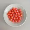 Cuentas Redondas Pequeñas de Frijol de Azúcar de Color Sólido, Galvanizadas con UV, Alto Brillo, Sueltas, para Pulsera DIY, Cuentas Espaciadoras, Accesorios de Bolsa