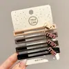 Pin de Flequillo Lateral de Gama Alta Estilo Coreano con un Corazón Femenino, Pinza de Pato de Color Contrastante, Pasador Dopamina Lindo, Pinza para el Cabello Exquisita