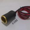 Enchufe de prueba de asiento hembra para encendedor de cigarrillos de coche de alta corriente con cable enchufe hembra para encendedor de cigarrillos Asiento cargador de coche asiento hembra de cobre