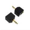 Adaptador de audio 3.5mm un minuto dos enchufe de pareja 3.5 macho Convierte 2 3.5 hembra agujero 3.5 un macho y dos hembras