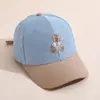 Chapéus de Bebê para Primavera, Bonés de Baseball para Exportação, Bonés de Urso de Desenho Coloridos para Crianças de 2 a 6 Anos, Chapéus de Sol para Verão