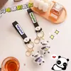 Llavero de Panda de Dibujos Animados de Acrílico Colgante para Bolso Lote de Peluche Regalo Pequeño Llavero Joyería para Colgar