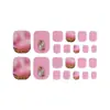 Adesivos para Unha do Pé Padrão Estéreo Zf Diamante de Imitação 3D Manicure Patch Impermeável Longa Duração Clareador Patch Completo para Unha do Pé Produto Acabado