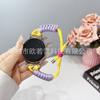 Para 20mm22mm Samsung watch4/5/5pro/6 banda de reloj de moda con cordón a juego de colores de cuerda de paracaídas con nudo retorcido