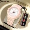 Sanda Nuevo reloj de cuarzo electrónico clásico para todo uso resistente al agua simple popular para niños cuarzo estudiante reloj para hombre y mujer