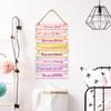 Pegatinas de Pared Rosas Ms7575 con Frases Inspiradoras en Inglés, Pegatinas de Pared para Dormitorio y Estudio, Pegatinas de Pared Motivacionales
