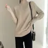 Al por mayor 26 Suéteres Gruesos de Lana Nuevos para Mujer de Primavera y Otoño, Jerseys Holgados de Punto Trenzado de Cuello Alto, Prendas de Punto Estilo Perezoso