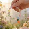 Pulseira Princesa Fofa Cor de Doce para Melhores Amigas, Pulseiras de Contas para Crianças, Doce e Sofisticada, Bijuterias Versáteis para Barracas