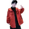 Jaqueta masculina, modelo primavera e outono, nova jaqueta estilosa três em um 2026, para uso externo com forro de fleece para outono e inverno, para crianças mais velhas