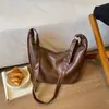 Bolso de Mano Retro Simple de Gran Capacidad en Piel Suave Estilo Nuevo Otoño para Mujer Bolso de Hombro Cruzado de Alta Gama para el Trabajo