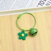 Llavero de flor pequeña con gota de pegamento DIY de estilo coreano creativo, lindo color Macaron, accesorios para bolso de niña, colgante de celebridad de Internet