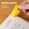 Marcador de Página Automático Acompanhador de Página Casa Estudante Silicone Macio Não Deforma Simples Prático Multifuncional Marcador de Leitura