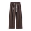 Pantalones de Algodón Puro Estilo Americano para Hombre, Marca de Moda Primavera y Otoño, Cintura Elástica, Pantalones Casuales de Trabajo Leñador de Pierna Recta Suelta para Hombre, Primavera