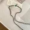 Cuerda de cintura trenzada con cuentas de estilo étnico bohemio para mujer, versátil, estilo Ins, accesorios de moda para el cabello con cinturón para vestido