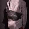 Bolso de hombro de cuero genuino para hombre, moderno bolso de mensajero horizontal de cuero suave, capa superior de piel de vaca curtida vegetal, mochila informal de nicho