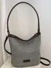 Yuezi 2026 Verão Bolsa de Palha Colorida Listrada Moda para o Dia a Dia Grande Capacidade Bolsa de Mão Bolsa de Ombro Tote