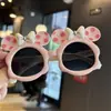 Gafas de Sol para Niños Orejas Grandes Gafas de Sol para Niñas de Festival Dibujo Animado Lindo Mickey Mouse Gafas con Lazo para Niños Forma Cóncava