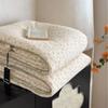 Colcha de Algodón Tejido Estilo Coreano con Flores Pequeñas para Primavera y Otoño, Lavable a Máquina, Colcha para Todas las Estaciones, Engrosada para Habitaciones Calefactadas, Estilo Japonés de Dibujos Animados para Otoño e Invierno
