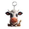 Criativo Novo Dos Desenhos Animados Yak Pingente Highland Cattle Series Chaveiro Mochila Artesanato Chaveiro Pendurado Ornamentos