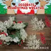Decoraciones Navideñas de Bayas de Cedro Transfronterizas Guirnalda de Bayas de Cedro Colgante para Puerta Árbol de Navidad Invertido Bayas de Cedro