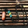 Pulsera de Ágata con Cuenta Dzi Natural del Tíbet Pulsera de Barril con Cuenta Dzi de Nueve Ojos Collar Souvenir Turístico de 10 Yuan Pulsera de Jade