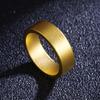Anillo de oro arenoso estilo simple para hombre y mujer, pulsera esmerilada versátil, joyería transfronteriza, Accesorios Yiwu Al por Mayor
