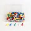 100 caixas de tachinhas transparentes douradas criativas arte DIY tachinhas para fixar marcar decorar parede de fotos criança