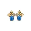 Capítulo Brillante~Aretes de Perla con Flor Incrustada de Diamantes Aguja de Plata Aretes de Estilo Corte Vintage Exquisitos Trabajos Pesados Accesorios Versátiles para Aretes