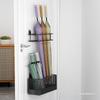 Estante de almacenamiento para paraguas para uso doméstico, Soporte de pared para paraguas, Gancho de cubo para paraguas, Estante de almacenamiento, Soporte para paraguas sin taladro para detrás de la puerta